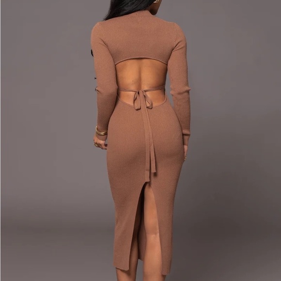 NWT JLUXLABEL Open Back Dress - Picture 3 of 6